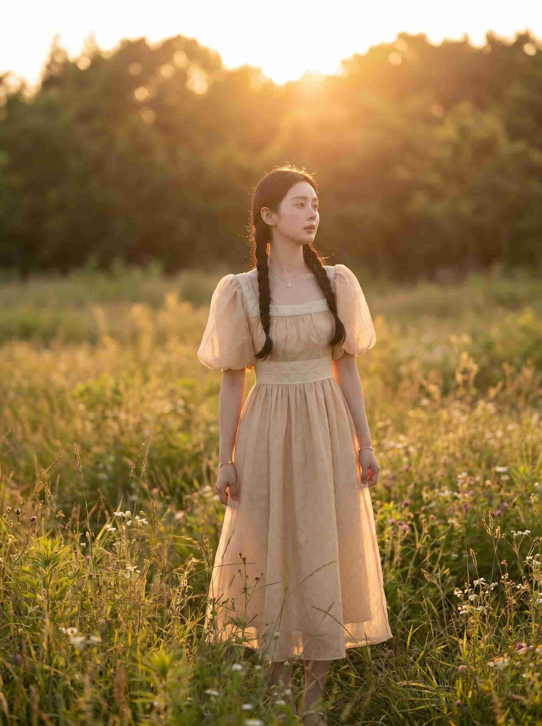 Céleste | The Golden Hour Linen Dress