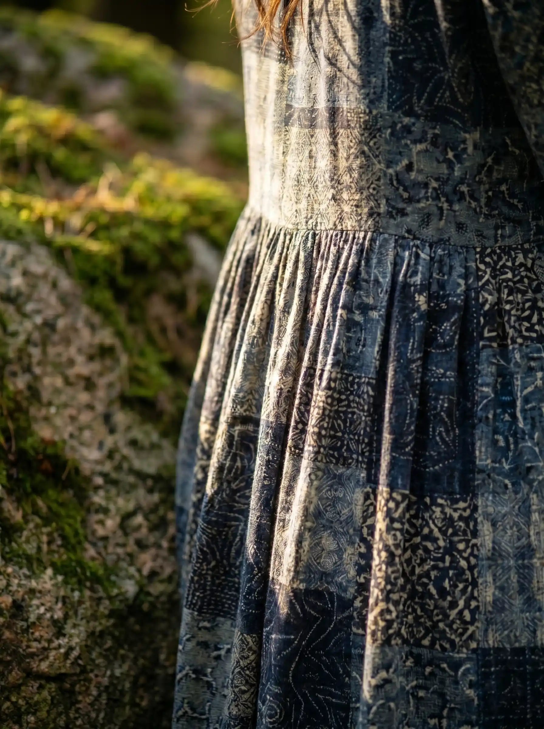 Maren | The Indigo Patchwork Dress