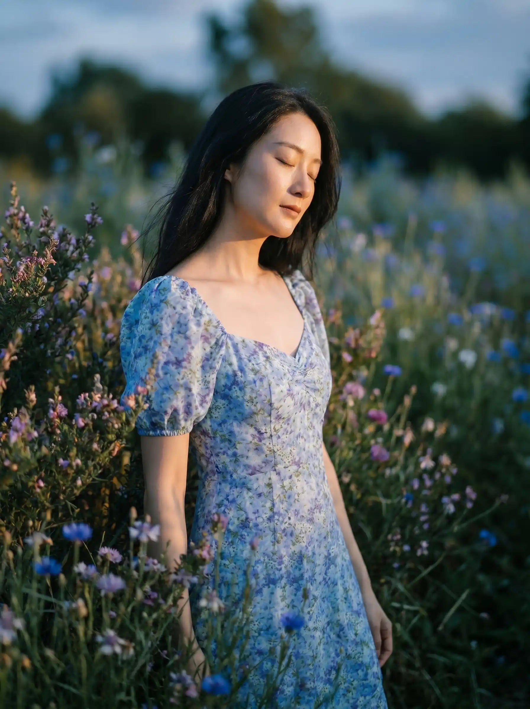 Lórien | The Cornflower Field Dress