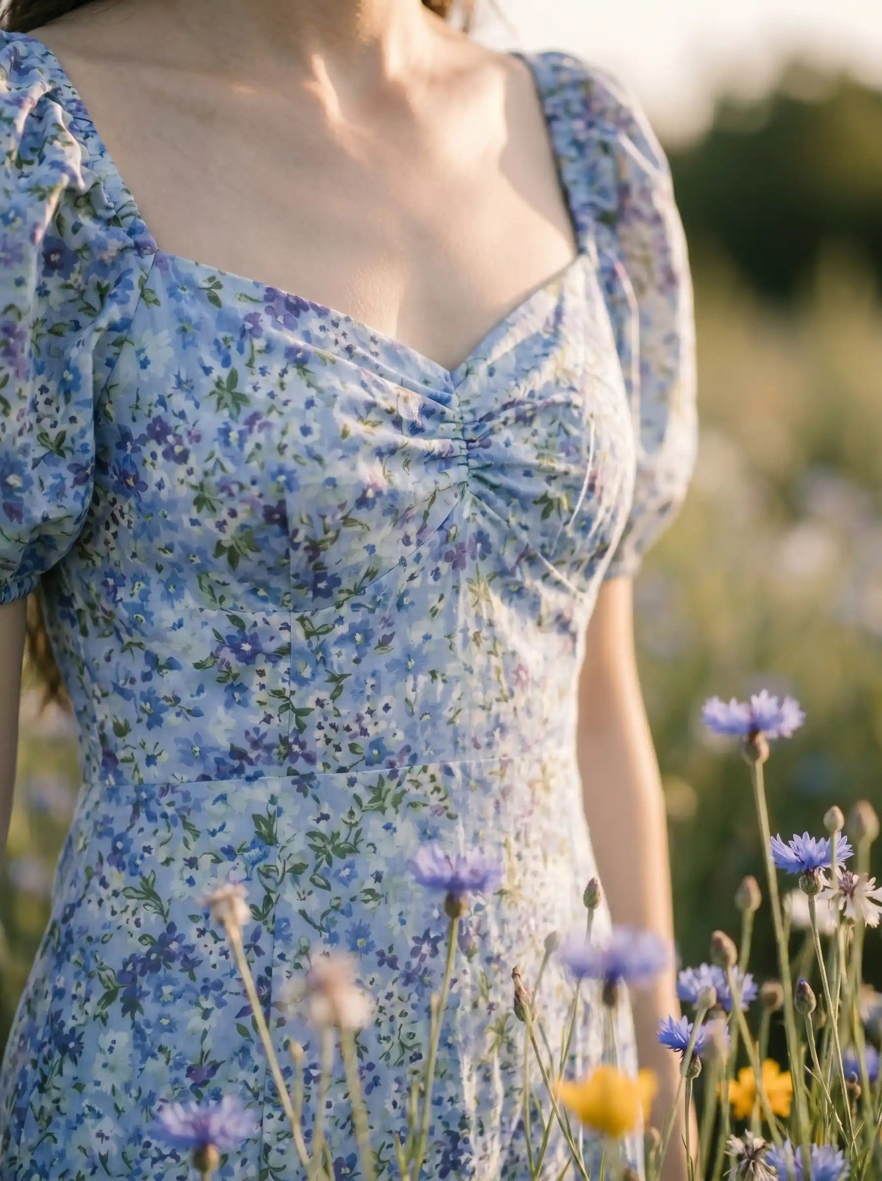 Lórien | The Cornflower Field Dress