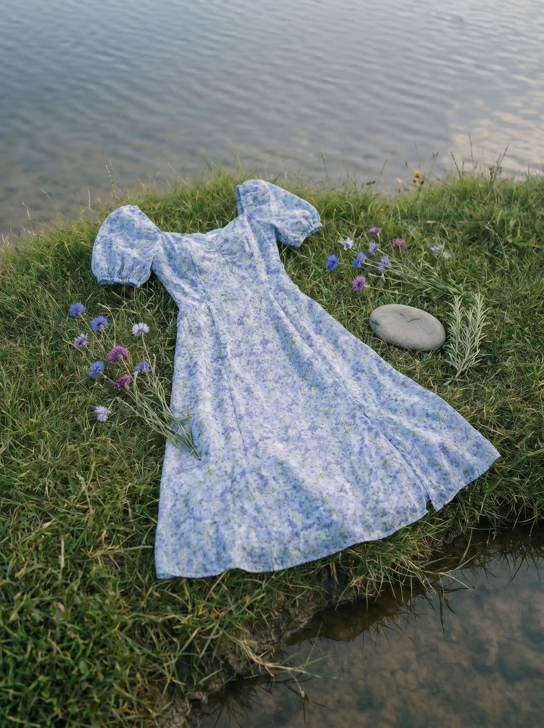 Lórien | The Cornflower Field Dress